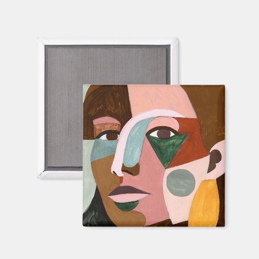 地域顔 マグネット (正面/裏面)