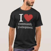 地域❤️づくりが大好き(社員向け) Tシャツ (正面)
