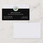 地実在代理店及び代理店 名刺 (正面/裏面)