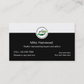 地実在代理店及び代理店 名刺 (正面)