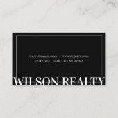 地実在所不動産名刺 名刺 (裏面)