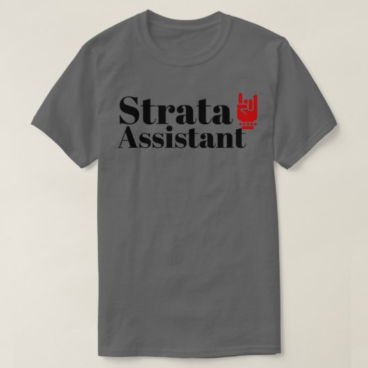 地層アシスタント Tシャツ (デザイン正面)