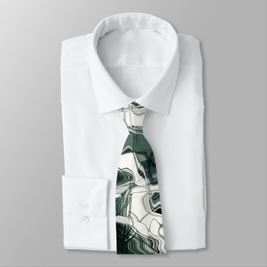 地層抽象芸術 ネクタイ (タイ)