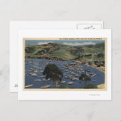 地峡の港の眺め ポストカード (正面/裏面)