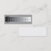 地帯システム スキニー名刺 (正面/裏面)