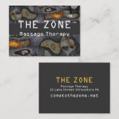 "地帯" 名刺 (正面/裏面)