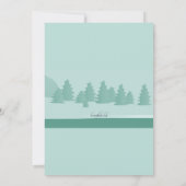 地平線での定年退職 招待状 (裏面)