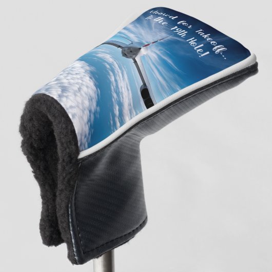 地平線の向こうに：背後からコンコルド ゴルフヘッドカバー (3/4 正面)