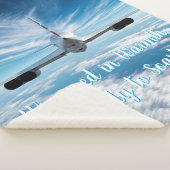 地平線の向こうに:背後からコンコルド シェルパブランケット (3/4)