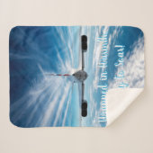 地平線の向こうに:背後からコンコルド シェルパブランケット (正面(横))