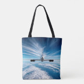 地平線の向こうに:背後からコンコルド トートバッグ (裏面)