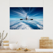 地平線の向こうに：背後からコンコルド ポスター (キッチン)