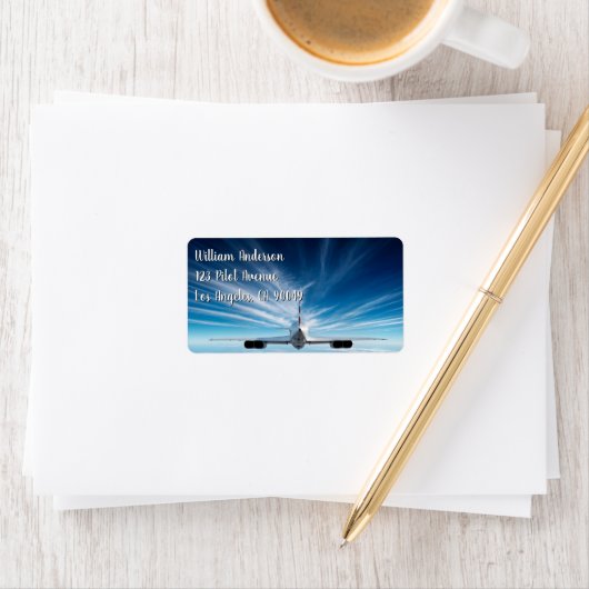 地平線の向こうに：背後からコンコルド ラベル (インサイチュ)