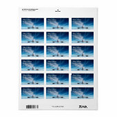 地平線の向こうに：背後からコンコルド ラベル (フルシート)