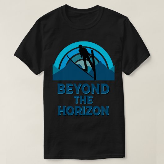 地平線の向こうに Tシャツ (デザイン正面)