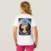 地平線の向こうへ" "発見の航海" Tシャツ (裏面フル)