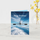 地平線の向こう: コンコルドを旅の裏側から見る カード (黄色い花)