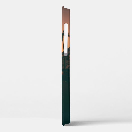 地平線の夕日 Case-Mate iPhoneケース (裏面 / 左)