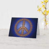 地平線の平和 カード (黄色い花)