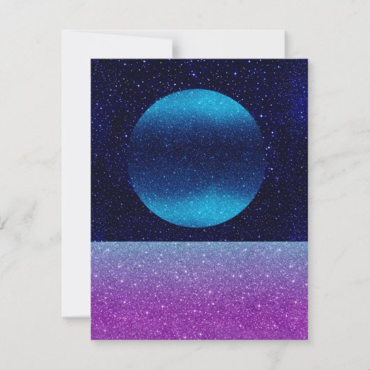 地平線の彼方に 招待状 (正面)