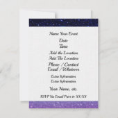 地平線の彼方に 招待状 (裏面)