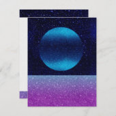 地平線の彼方に 招待状 (正面/裏面)