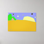 地平線の終わり キャンバスプリント (正面)