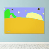 地平線の終わり キャンバスプリント (インサイチュ (ウッドフロア))