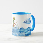 地平線の角 マグカップ (正面右)