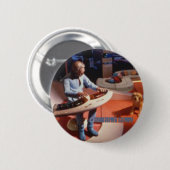 地平線の音楽的なお父さんの陰極ボタン 缶バッジ (正面&裏面)