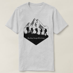 地平線より山派 Tシャツ