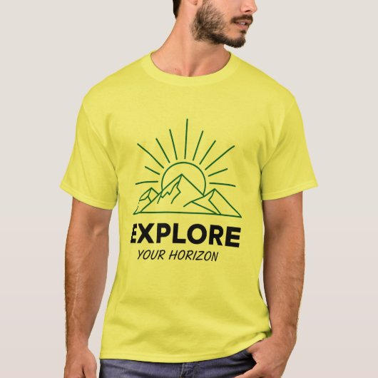 地平線を拓く Tシャツ (正面)