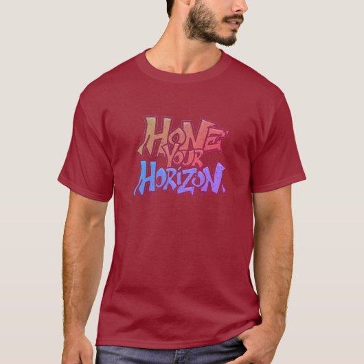 地平線を研ぎ澄ませ Tシャツ (正面)