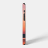 地平線上のサンセット iPhoneケース (左側面)
