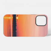 地平線上のサンセット iPhoneケース (裏面横)