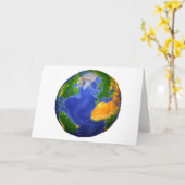 地形データを示す地球の完全。 カード (黄色い花)