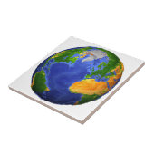 地形データを示す地球の完全。 タイル (側面)