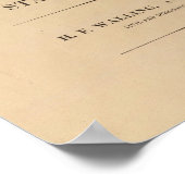 地形図のタイトルページ ポスター (角)