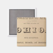 地形図のタイトルページ マグネット (正面/裏面)