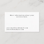 地形図名刺 名刺 (裏面)