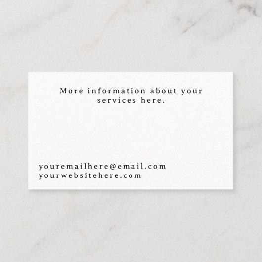 地形図名刺 名刺 (裏面)