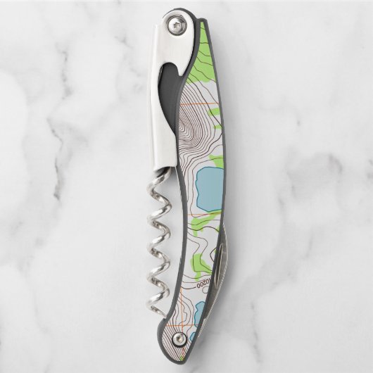 地形図 ソムリエナイフ (正面)