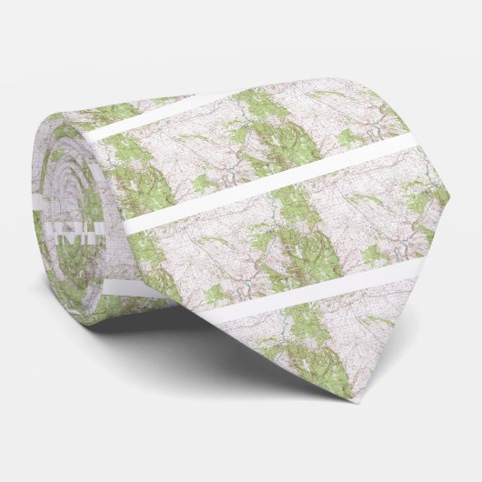 地形図 ネクタイ (ロール)