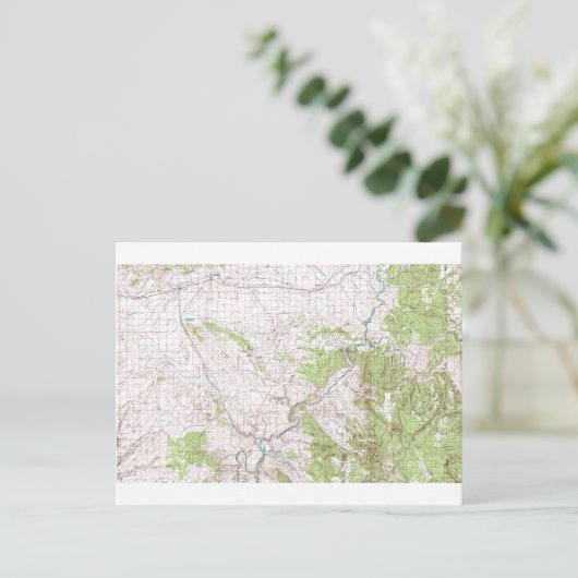 地形図 ポストカード (スタンド正面)