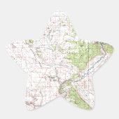 地形図 星シール (正面)