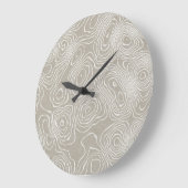 地形土線：マッオーガニックプ ラージ壁時計 (傾斜)