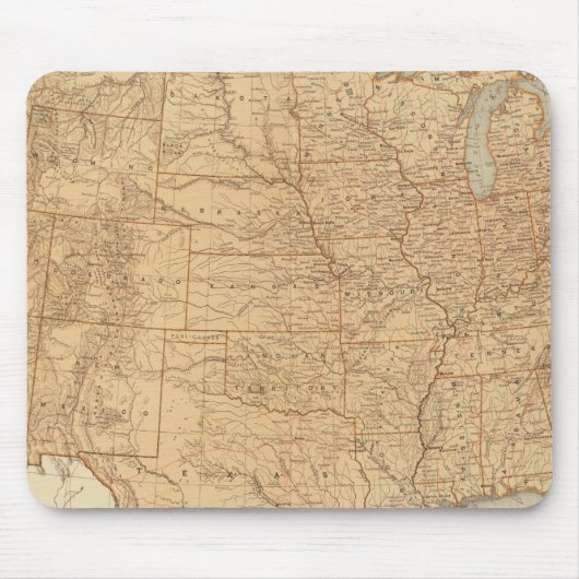 地形統一された州 マウスパッド (正面)