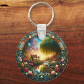 [地役権保護区] [反射へのセラミックのパス] キーホルダー (正面)