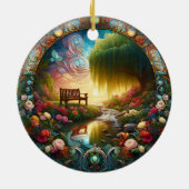 [地役権保護区] [反射へのセラミックのパス] セラミックオーナメント (裏面)