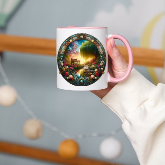 [地役権保護区] [反射へのセラミックのパス] マグカップ